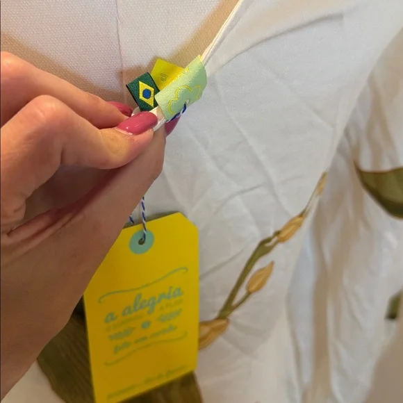 SOLD - FARM Rio One-Shoulder Dress Floral Design Size S - Picture 8 of 10